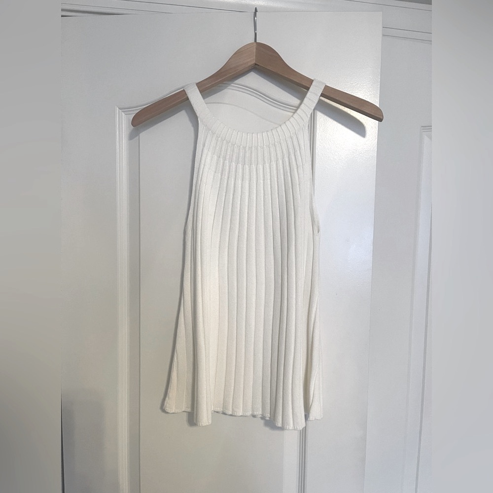 Anthropologie Ribbed Halter Sweater